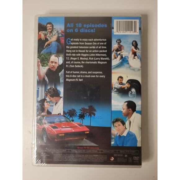 Magnum P.I. - The Complete First Season (2004, 4-Disc Set) ‎ Brand New & Sealed - Picture 2 of 2